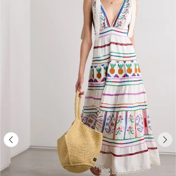 Farm Rio Embroidered Maxidress - Picture 3 of 6